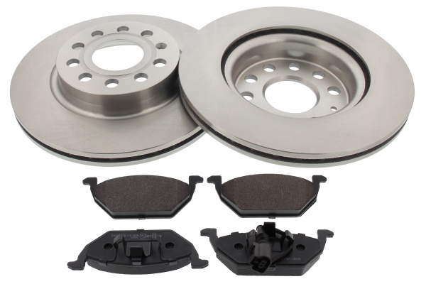 MAPCO Bremsesæt, skivebremser 47832 foraksel ventileret 280mm 22mm for VAG SKODA VW