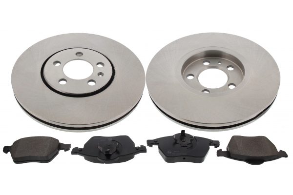 MAPCO Bremsesæt, skivebremser 47836 foraksel indvendig ventileret 288mm 25mm for VAG AUDI