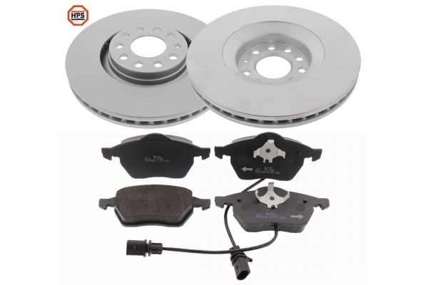 MAPCO Bremsesæt, skivebremser 47835hps foraksel ventileret 320mm 19,8mm for AUDI SEAT VW VAG
