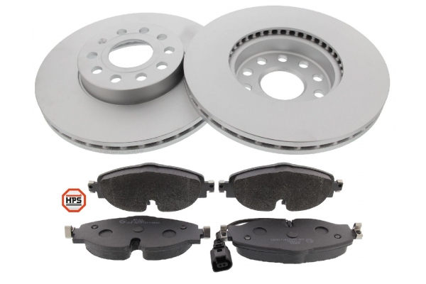 MAPCO Bremsesæt, skivebremser 47839hps foraksel ventileret 288mm 20,4mm for VAG VW AUDI