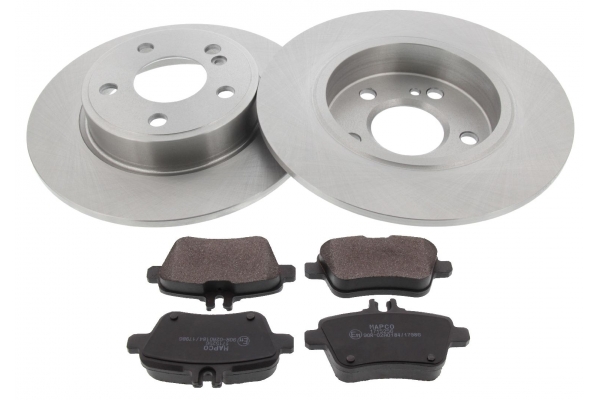 MAPCO Bremsesæt, skivebremser 47846 fuld 276mm 18,3mm for MERCEDES-BENZ DAIMLER