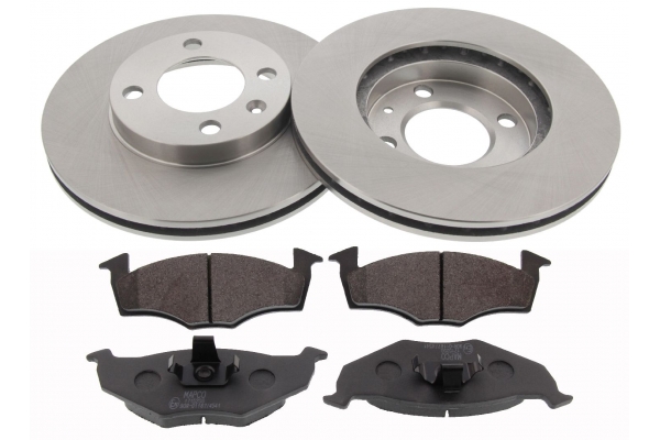 MAPCO Bremsesæt, skivebremser 47850 foraksel ventileret 239mm 20mm for VAG SEAT