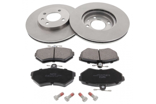 MAPCO Bremsesæt, skivebremser 47852 foraksel ventileret 256mm 20mm for VAG