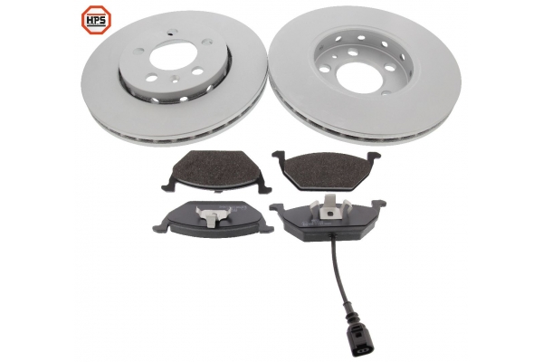 MAPCO Bremsesæt, skivebremser 47855hps foraksel ventileret 256mm 19,6mm for VAG VW