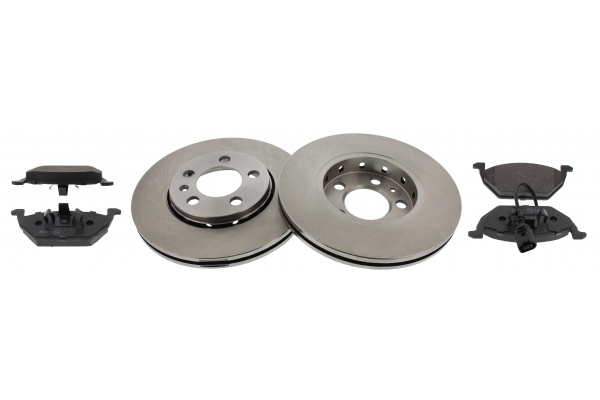 MAPCO Bremsesæt, skivebremser 47855 foraksel ventileret 256mm 22mm for VAG VW
