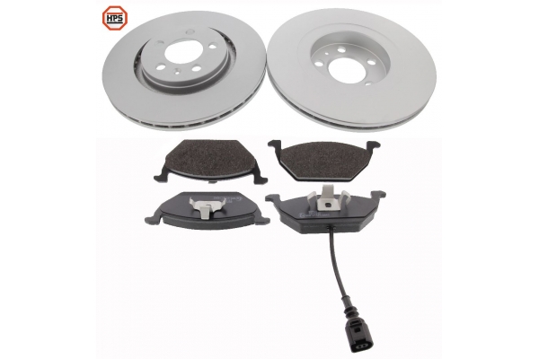 MAPCO Bremsesæt, skivebremser 47857hps foraksel ventileret 280mm 19,6mm for VAG