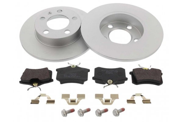 MAPCO Bremsesæt, skivebremser 47858 bagaksel fuld 230mm 9mm for PEUGEOT FORD LANCIA CITROËN VW AUDI SKODA FIAT VAG VW (FAW) SKODA (SVW)
