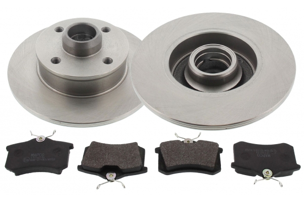 MAPCO Bremsesæt, skivebremser 47859 bagaksel fuld 226mm 10mm for PEUGEOT VAG AUDI SEAT