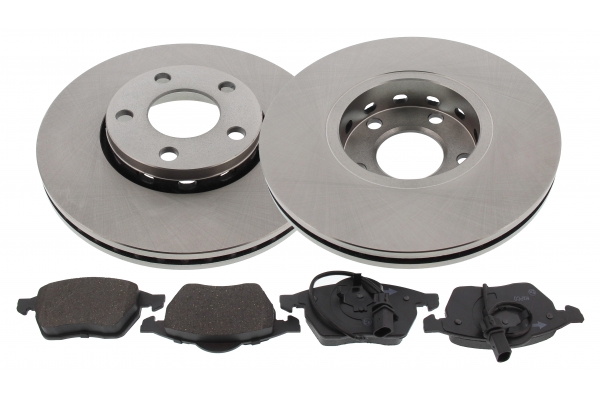 MAPCO Bremsesæt, skivebremser 47860 foraksel ventileret 288mm 25mm for VAG SKODA