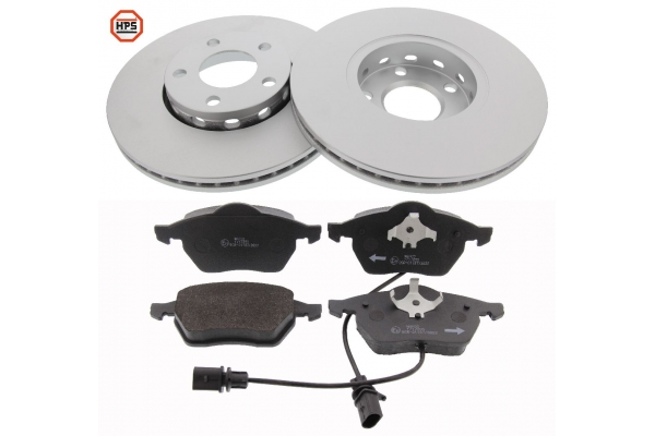 MAPCO Bremsesæt, skivebremser 47860hps foraksel ventileret 288mm 25mm for SKODA AUDI VW VAG SEAT
