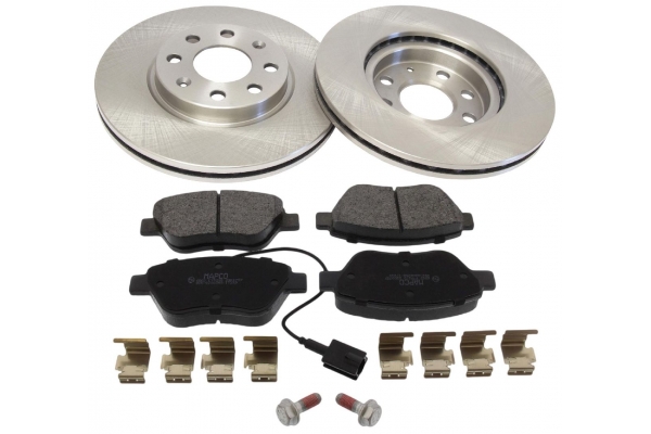 MAPCO Bremsesæt, skivebremser 47868 foraksel ventileret 257mm 22mm for CITROËN VAUXHALL LANCIA FIAT OPEL