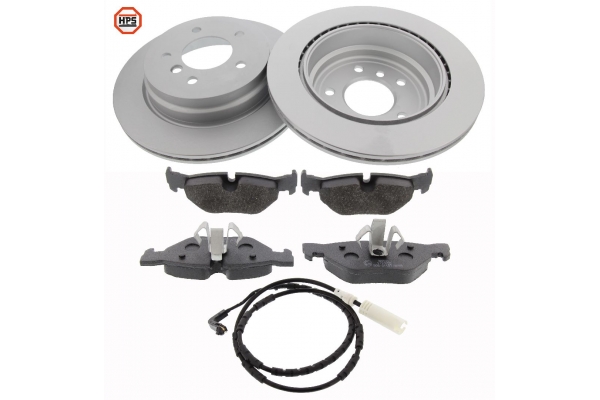 MAPCO Bremsesæt, skivebremser 47873hps bagaksel ventileret 300mm 17,3mm for BMW