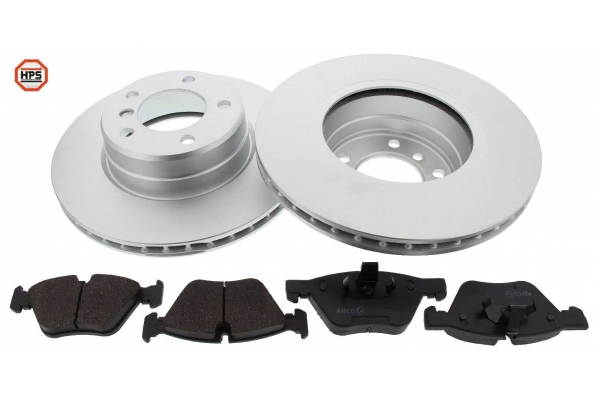 MAPCO Bremsesæt, skivebremser 47875hps foraksel ventileret 310mm 24mm for BMW