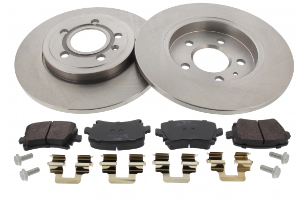MAPCO Bremsesæt, skivebremser 47877 bagaksel fuld 288mm 12mm for VAG SEAT