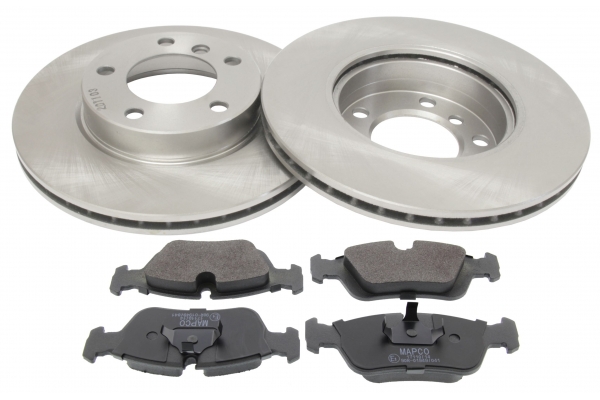MAPCO Bremsesæt, skivebremser 47881 foraksel ventileret 286mm 22mm for BMW