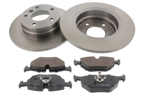 MAPCO Bremsesæt, skivebremser 47882 bagaksel fuld 280mm 10mm for BMW