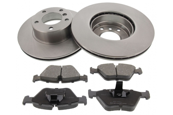 MAPCO Bremsesæt, skivebremser 47887 foraksel ventileret 296mm 22mm for BMW