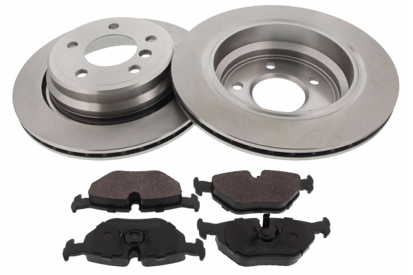 MAPCO Bremsesæt, skivebremser 47888 bagaksel ventileret 298mm 20mm for BMW