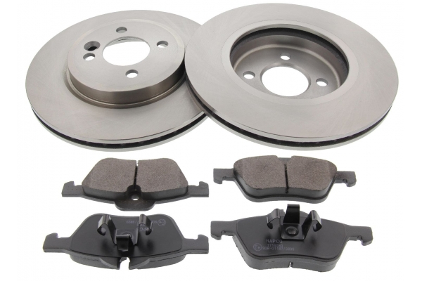 MAPCO Bremsesæt, skivebremser 47891 foraksel ventileret 276mm 22mm for BMW ROVER MINI