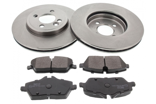 MAPCO Bremsesæt, skivebremser 47894 foraksel ventileret 280mm 22mm for MINI BMW