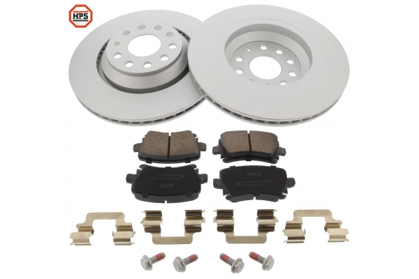 MAPCO Bremsesæt, skivebremser 47897hps bagaksel ventileret 310mm 22mm for AUDI VAG SKODA SEAT