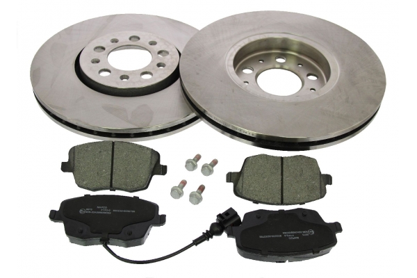 MAPCO Bremsesæt, skivebremser 47900 foraksel ventileret 288mm 25mm for AUDI SEAT VW