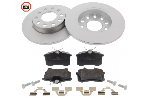 MAPCO Bremsesæt, skivebremser 47903hps bagaksel fuld 255mm 17,2mm for PEUGEOT CITROËN FORD LANCIA VW SKODA SEAT FIAT AUDI VAG VW (FAW) SKODA (SVW)