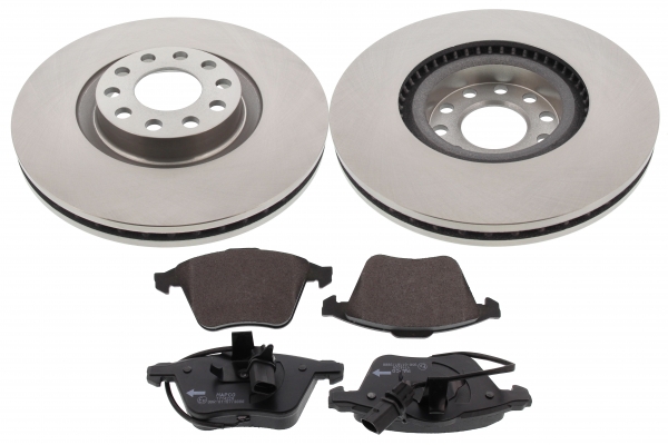 MAPCO Bremsesæt, skivebremser 47905 foraksel ventileret 320mm 30mm for VAG