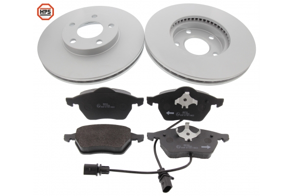 MAPCO Bremsesæt, skivebremser 47910hps foraksel ventileret 282mm 19,8mm for VW VAG SEAT