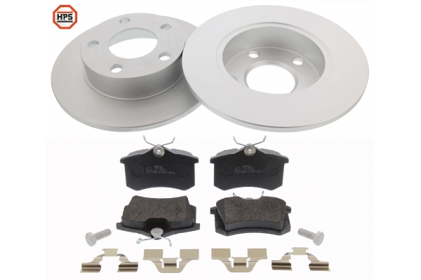 MAPCO Bremsesæt, skivebremser 47911hps bagaksel fuld 245mm 17,2mm for PEUGEOT CITROËN FORD LANCIA VAG VW AUDI FIAT VW (FAW) SKODA (SVW)