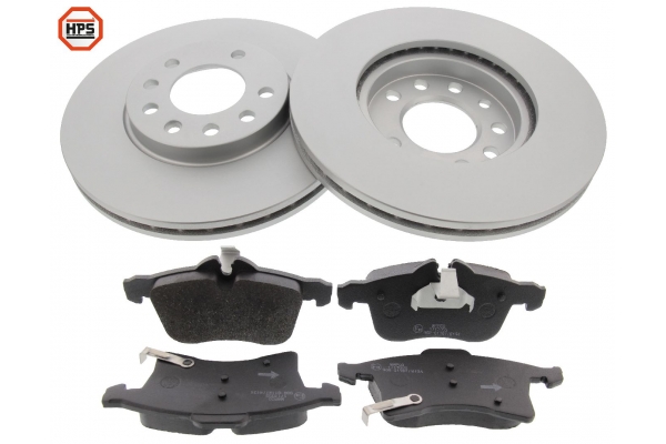 MAPCO Bremsesæt, skivebremser 47912hps foraksel ventileret 280mm 24,8mm for VAUXHALL OPEL