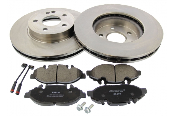 MAPCO Bremsesæt, skivebremser 47914 foraksel ventileret 300mm 28mm for MERCEDES-BENZ MERCEDES-BENZ (FJDA)