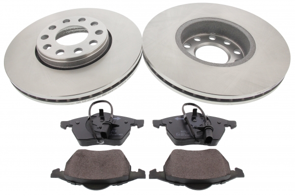 MAPCO Bremsesæt, skivebremser 47927 foraksel ventileret 288mm 25mm for VAG SKODA