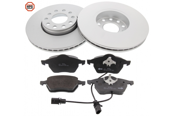 MAPCO Bremsesæt, skivebremser 47927hps foraksel ventileret 288mm 19,8mm for VW VAG SEAT