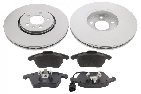 MAPCO Bremsesæt, skivebremser 47934hps foraksel ventileret 288mm 25mm for VAG SKODA VW SEAT