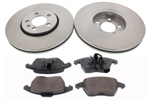 MAPCO Bremsesæt, skivebremser 47934 foraksel ventileret 288mm 20,6mm for AUDI VAG VW