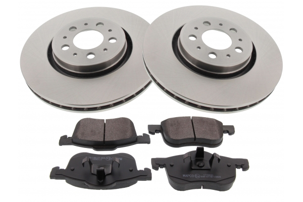 MAPCO Bremsesæt, skivebremser 47953 foraksel ventileret 320mm 28mm for VOLVO