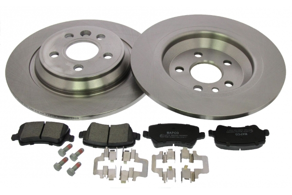MAPCO Bremsesæt, skivebremser 47974 bagaksel fuld 302mm 17,3mm for FORD VOLVO LAND ROVER