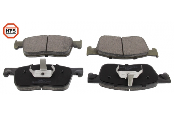 MAPCO Bremseklodser 6011hps foraksel for PEUGEOT OPEL TOYOTA