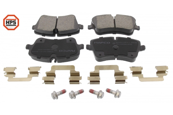 MAPCO Bremseklodser 6034hps foraksel for MERCEDES-BENZ