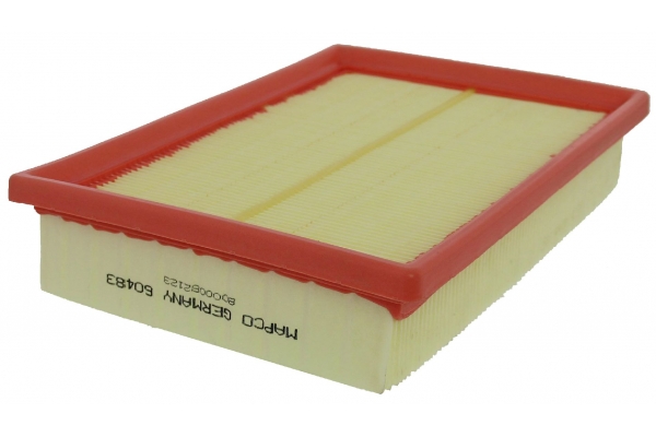 MAPCO Luftfilter 60483 Filterindsats length_mm_203|Længde [mm]|242 width_mm_206|Bredde [mm]|171 height_mm_209|Højde [mm]|52 52mm for CHEVROLET