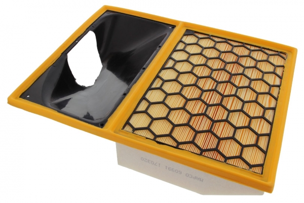 MAPCO Luftfilter 60991 Filterindsats length_mm_203|Længde [mm]|399,5 width_mm_206|Bredde [mm]|318 height_mm_209|Højde [mm]|75 75mm for IVECO