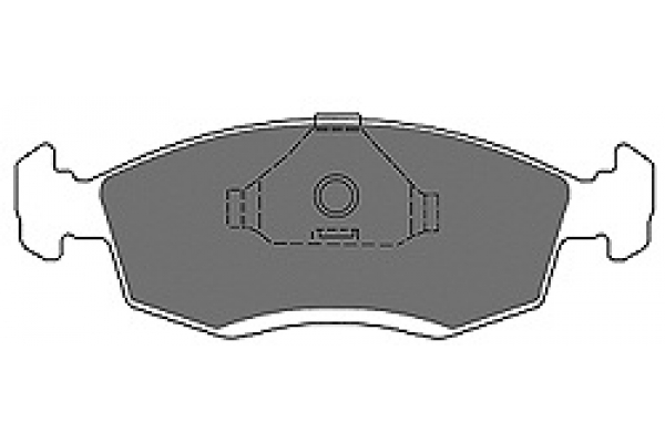 MAPCO Bremseklodser 62251 foraksel for FORD