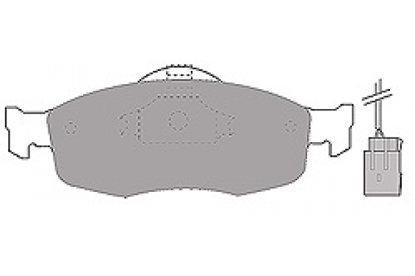MAPCO Bremseklodser 6369 foraksel for FORD