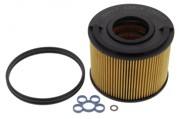 MAPCO Brændstof-filter 63819 Filterindsats outer_diameter_mm_497|Yderdiameter [mm]|102 inner_diameter_1_mm_995|Inder diameter 1 [mm]|44 height_mm_209|