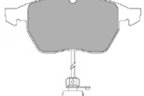 MAPCO Bremseklodser 6396 foraksel for VW VAG