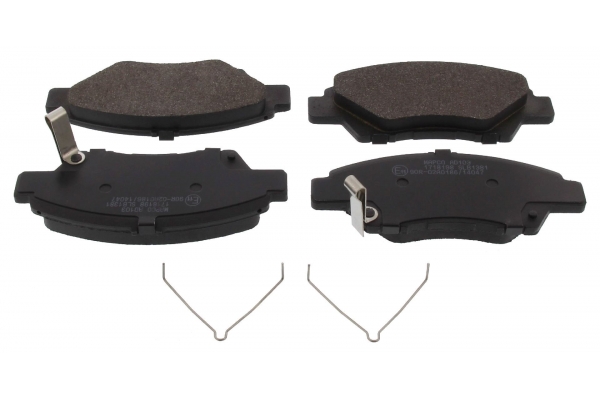 MAPCO Bremseklodser 6407 foraksel for HONDA