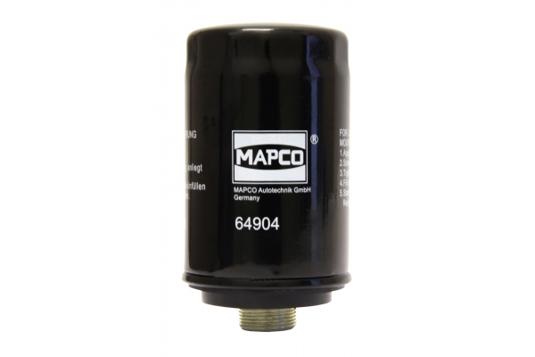 MAPCO Oliefilter 64904 Påskruet 143mm M27X1,5 for VAG