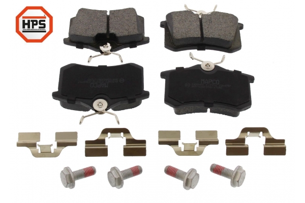 MAPCO Bremseklodser 6492hps bagaksel for PEUGEOT CITROËN FORD LANCIA SKODA VW SEAT AUDI VAG FIAT VW (FAW) SKODA (SVW)