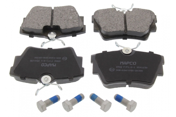MAPCO Bremseklodser 6582 bagaksel for VAUXHALL NISSAN RENAULT FIAT